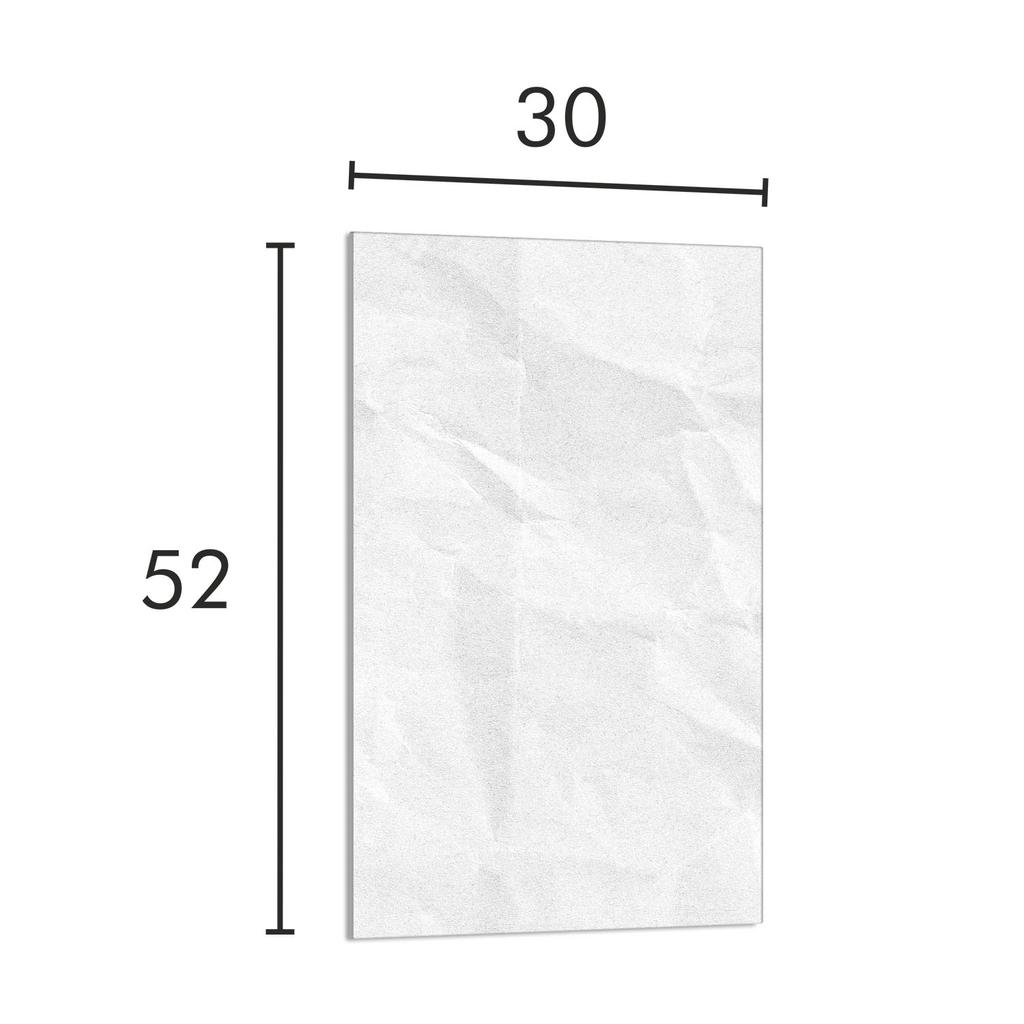GLAS-SCHNEIDEBRETT 30x52 Weiß