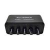 AS95-Active Audio For Power Amplifier EU PLUG 5CH Audio Distributor Stereo Audio Mixer 1 Input 5 Output Audio SplitterGood Product