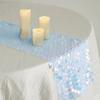 Sparkling Sequins Table Runner Luxurious Glitters Table Cover  Underwater Themed Parties
