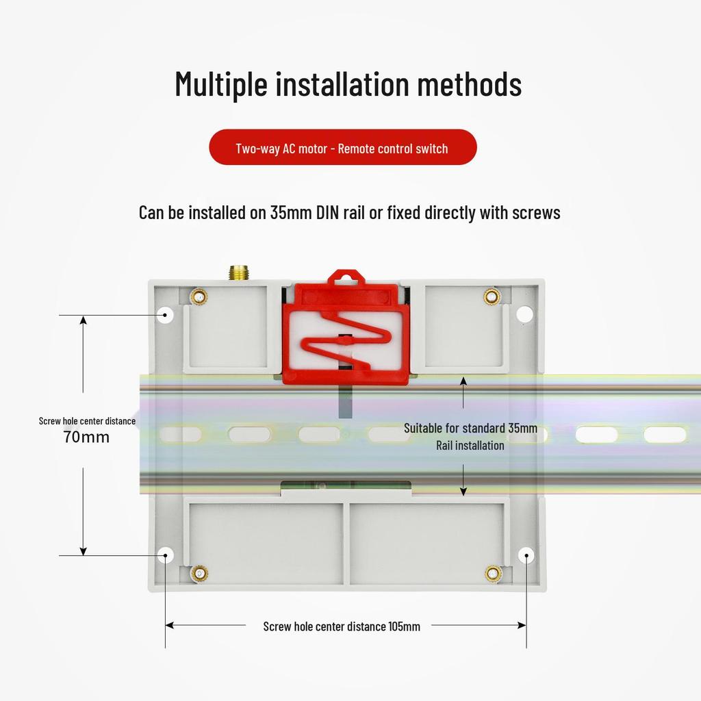 AC 220V 30A High-Power Industrial Crane Remote Control Switch with 380V Control Panel