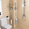 Multi-Purpose 1Pcs Free Punch Wall Mounted Household Traceless Mop Clip Mop Organizer Holder Storage Rack Broom Hanger Hook