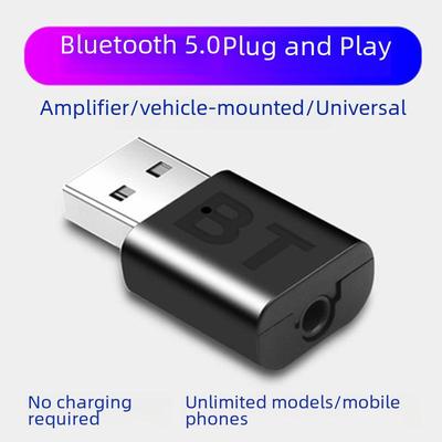 Ricevitore e Trasmettitore Audio Bluetooth USB a Doppia Uscita per Auto e Altoparlante AUX