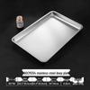 Food Grade Stainless Steel Square Tray