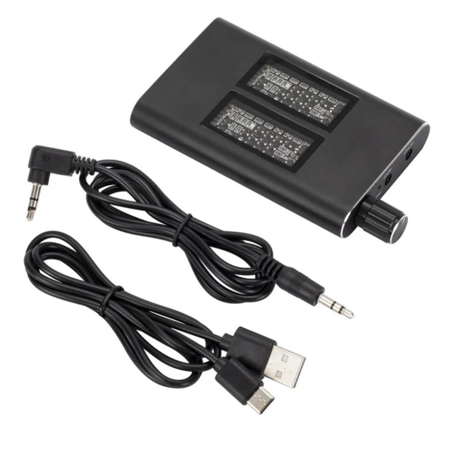 Grwibeou 16-300 ohm Headphone Amplifier 16-150 ohm HiFi Earphone Amplifier 3.5mm Jack Aux Portable Adjustable Audio Amp