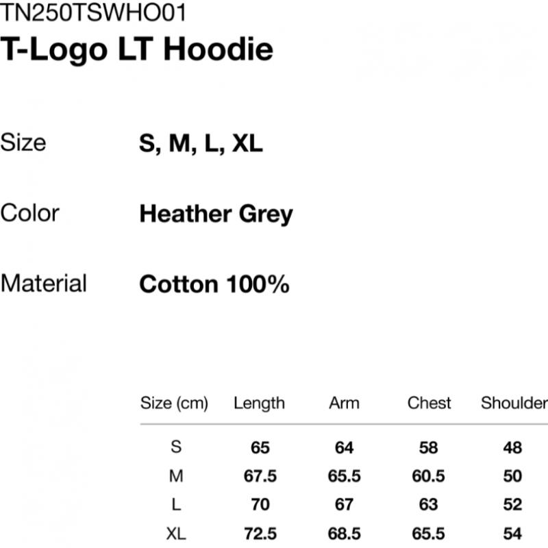 ThIs Is Never ThaT T Logo lT Hoodie heaTher Grey