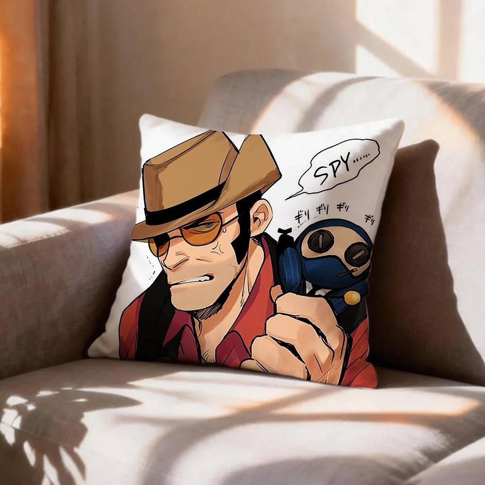 Scout Medic Team FFortress TF Pillow Case Pattern Printed Pillowcase For Living Room Sofa Cushion Cover