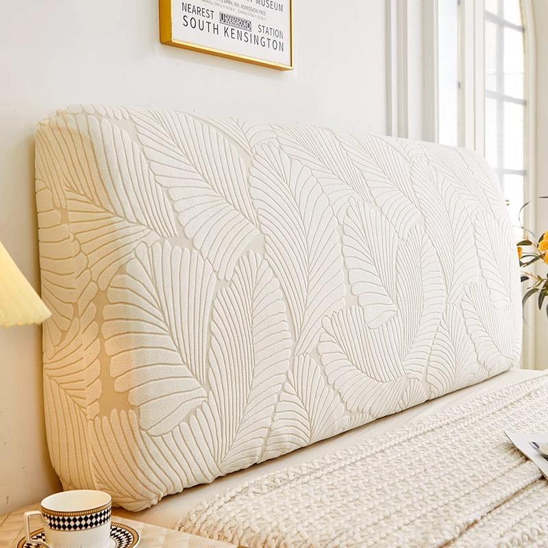 Solid-color Elastic Headboard Cover All-inclusive Headboard Cover Bedroom Dust-proof Cover Backrest Protection Sleeve