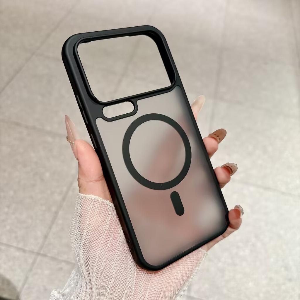 Armor Matte Translunt For Magsafe Phone Case For Xiaomi 17Pro MAX Magnetic Wireless Charge Cover For Xiaomi 17 Case