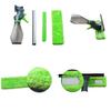 Atomizing Nozzle 3-in-1 Glass Cleaner Spray Bottle Wiper Squeegee Microfibre Pad