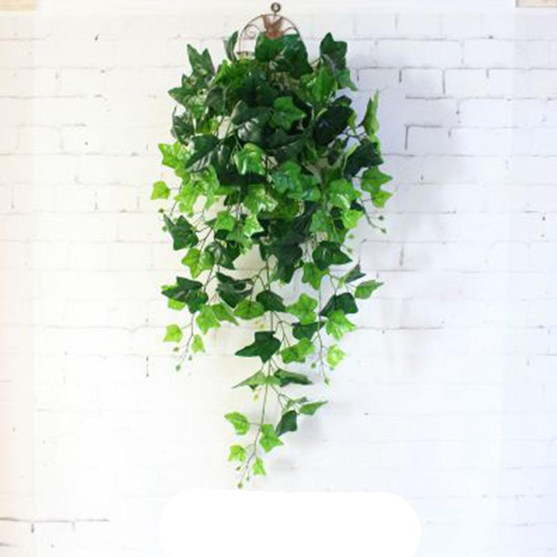 1Piece 1M Home Decor Artificial Ivy Leaf Garland Plants Vine Fake Foliage Flowers Creeper Green Ivy Wreath Garden Wall Decor