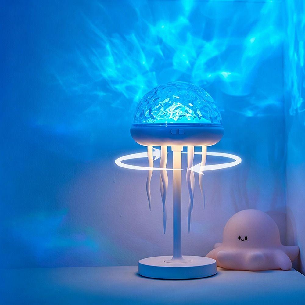 Weißes Rauschen Wasserwellen Projektor Nachttischlampe Ozean Projektionslampe Neue Meereswellenlampe