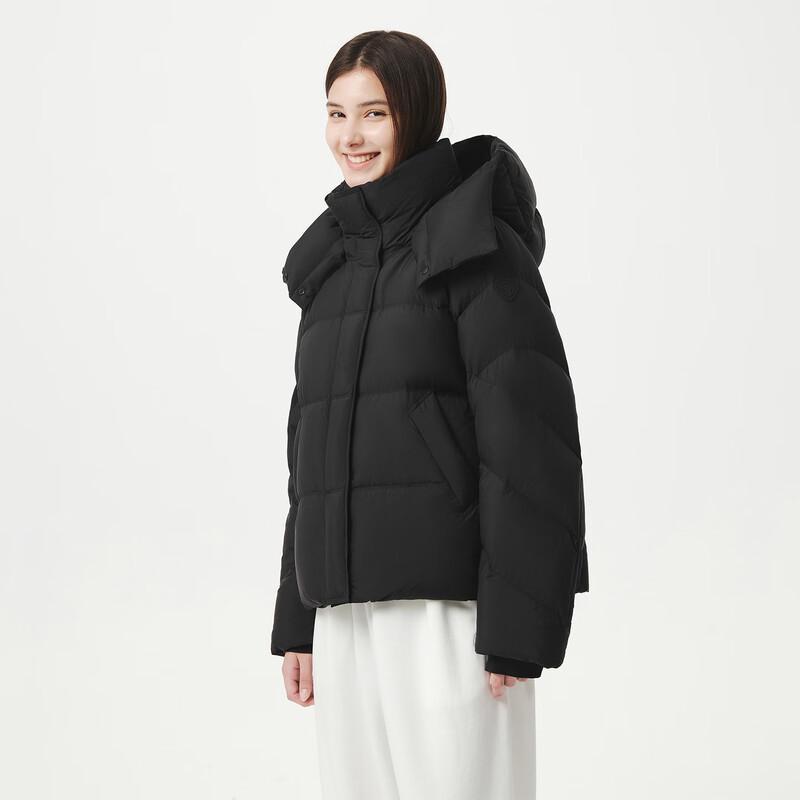 Tanboer Women's Short Down Jacket with Detachable Hood TB5530308Z