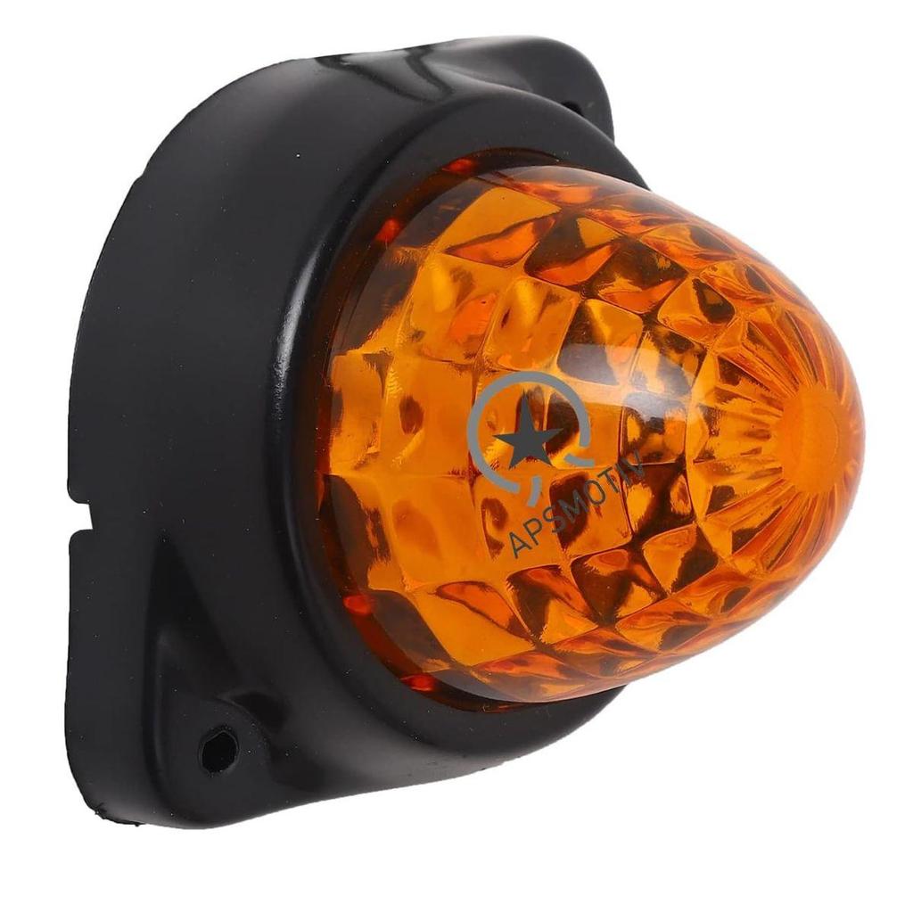 18PCS LED Marker Lights 12V Amber Trailer Lights Side Marker / Chicken Lights for Semi Trucks, Freightliner, Cargo Utility Trailers (Universal Fit)