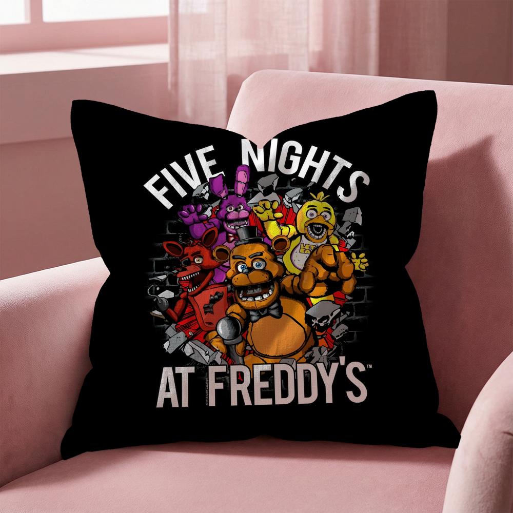 F-Five Nights At Freddy's GAME Cushion Cover Multi-Scene Pillow Cover for Home & Car - Reversible, Soft & Durable for Daily Use