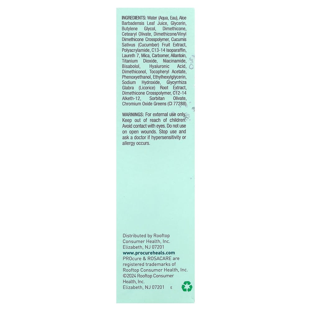 Procure Rosacare Hydrogel Cream, 60ml (2 fl oz)