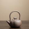 200ML Old Rock Mud Coarse Pottery Persimmon Lifting Beam Teapot Pottery Tea Brewing Pot Kung Fu Teapot  Tea Kettle Tea Ceremony