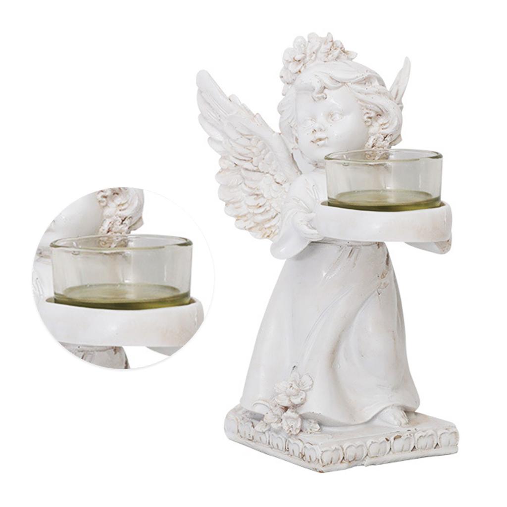 Vintage Kerzenständer Dekorativer Kerzenständer Halter Ornament für Hochzeit Aufführung Links