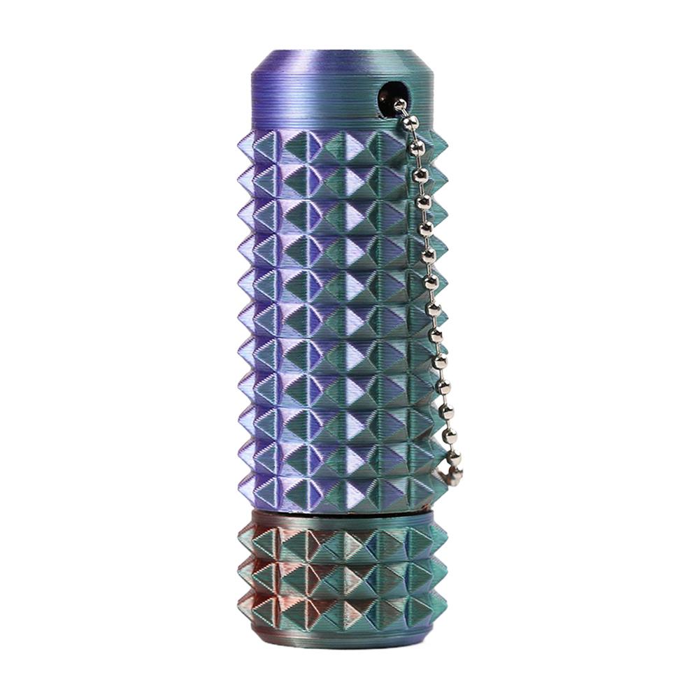 

Fidget Keychain 3D Printed Spiky Hard Massage Keychain Roller Spiky Grippie Stim Keyring for Stress Relief and Boost Focus