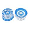 4Pcs Guitar Contral Knobs, Clear Knobs Electric Guitar Bass Top Hat Knobs Speed Volumes Tone Control Knobs Replacement