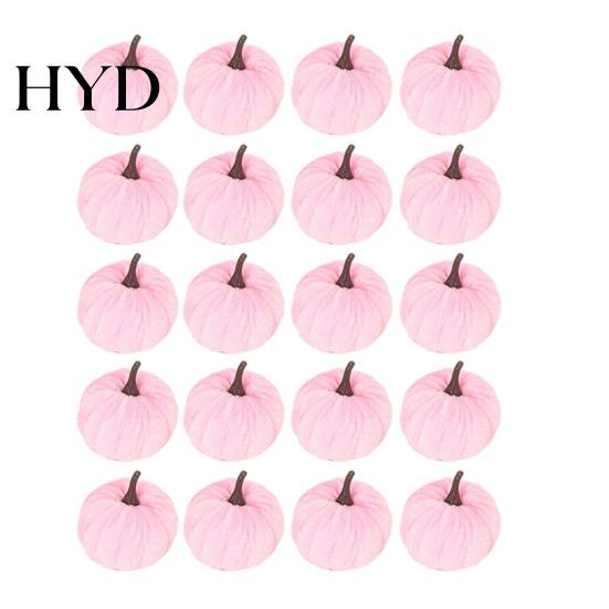 Plush Pumpkin Decor for Fall 20 PCS Velvet Decorative Ornaments, Multi-Color Artificial Harvest Thanksgiving Table Decorations Mantel Shelf, Farmhouse