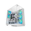 Mars Gaming Mc-3gf Torre Atx Triple Cristal Templado 2 Ventiladores Argb 120mm Usb-c Blanco