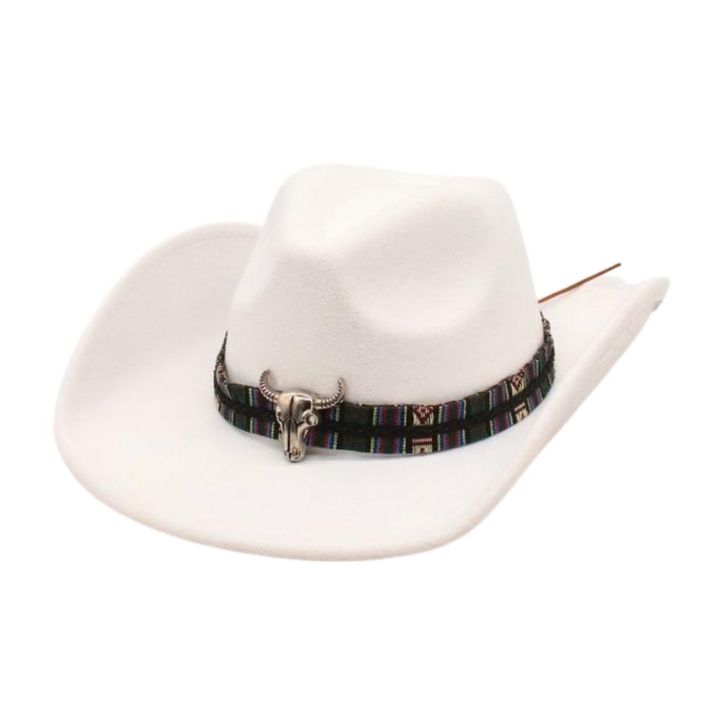 Ethnic Tibetan Area Vacation Woolen Felt Hat Stage Prop Hat Peach Heart Top Western Cowboy Top Hat