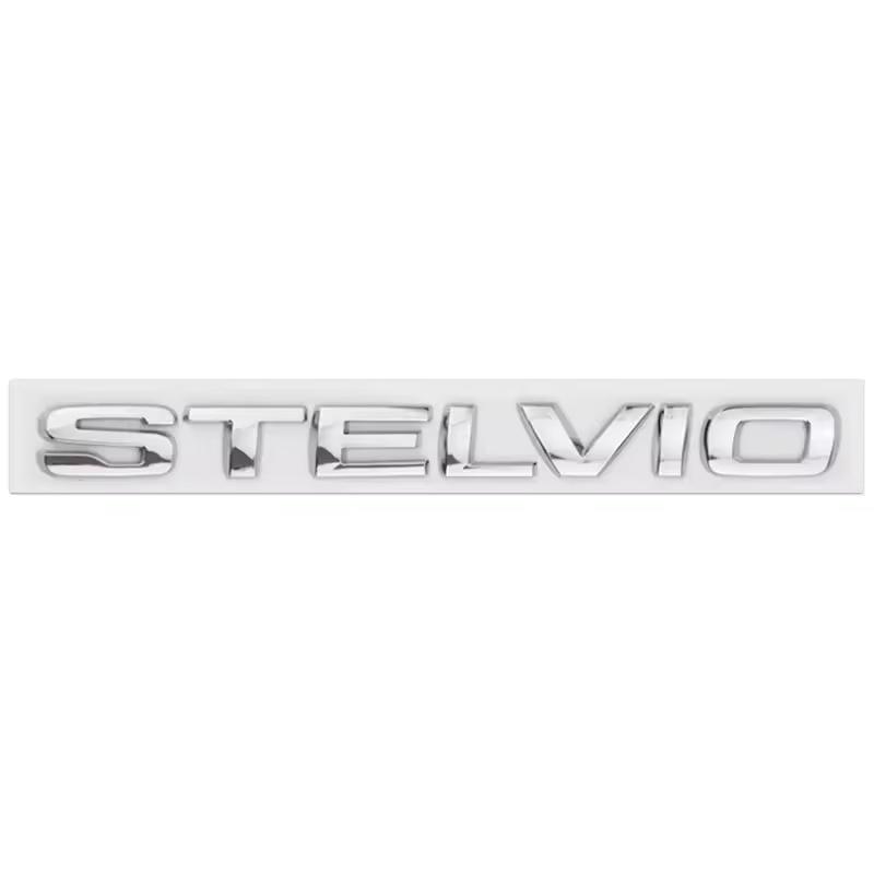 Autocollant Logo Emblème Lettre de Voiture 3D ABS Coffre Arrière Accessoires Auto Pour R/omeo 147 156 Q2 Q4 Ti Veloce Giulia Stelvio