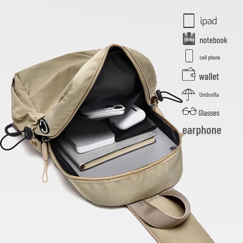 JEVI Men's Casual Chest Crossbody Bag