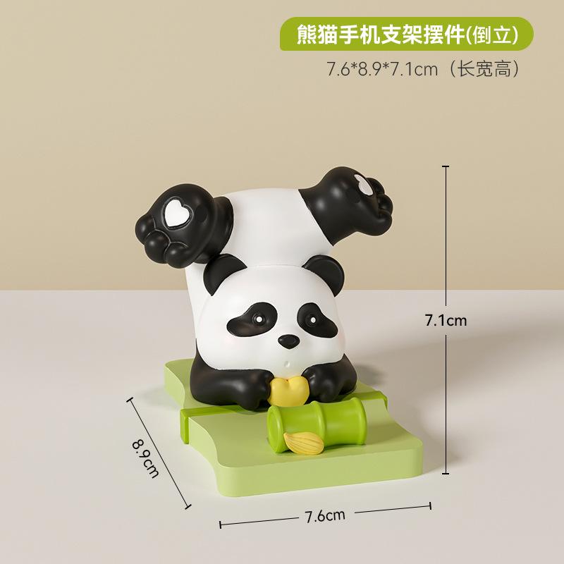 Hot Cream Cure Butter Bear Mobile Phone Holder Lazy Chasing Drama Flat Panel Support Tabletop Ornament