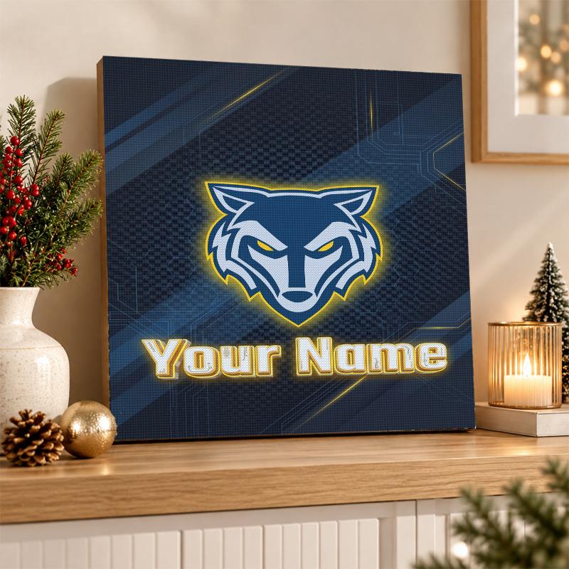 Warrington Wolves Custom Name Text 5D Diamond Painting Kit DIY Full Drill Diamond Art Decoration