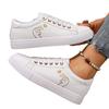Fashion Women's Sneakers Leather Shoes Spring Trend Casual Flats Sneakers Female  Comfort White Vulcanized Platform Shoes