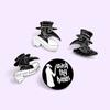 Crow Black Stylish Brooch Alloy Material Ideal For Fashionable Commuters Uses Various