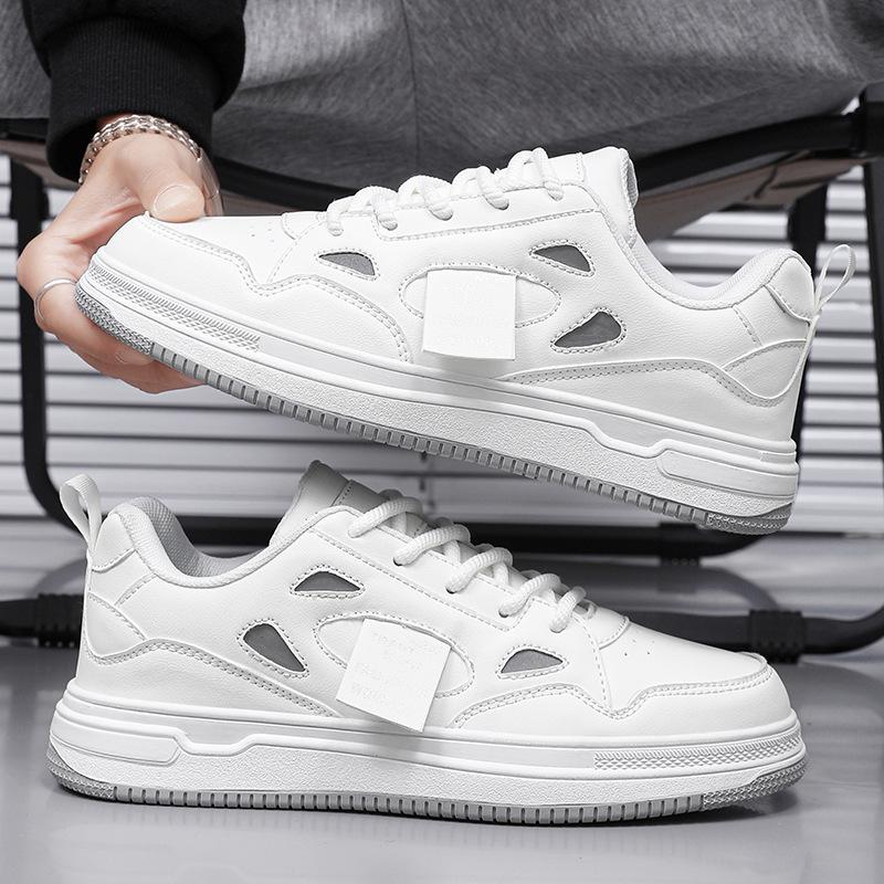 Trend 202546 Large Size Thick Student Little White Shoes Foreign Trade Casual Shoes Sole Board Sports Shoes Shoes Men's Shoes 47