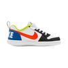 Nike Court Borough Abrasion Resistant Low top Kids' Skateboarding Shoes White Blue Orange Children Aged 3 7 Years Old DV9114-181
