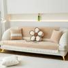 Chenille  Lace Light Luxury Sofa Cover Anti-cat Scratch Solid Color Non-slip Sofa Cushion Cover Four Seasons Universal Couch Mat