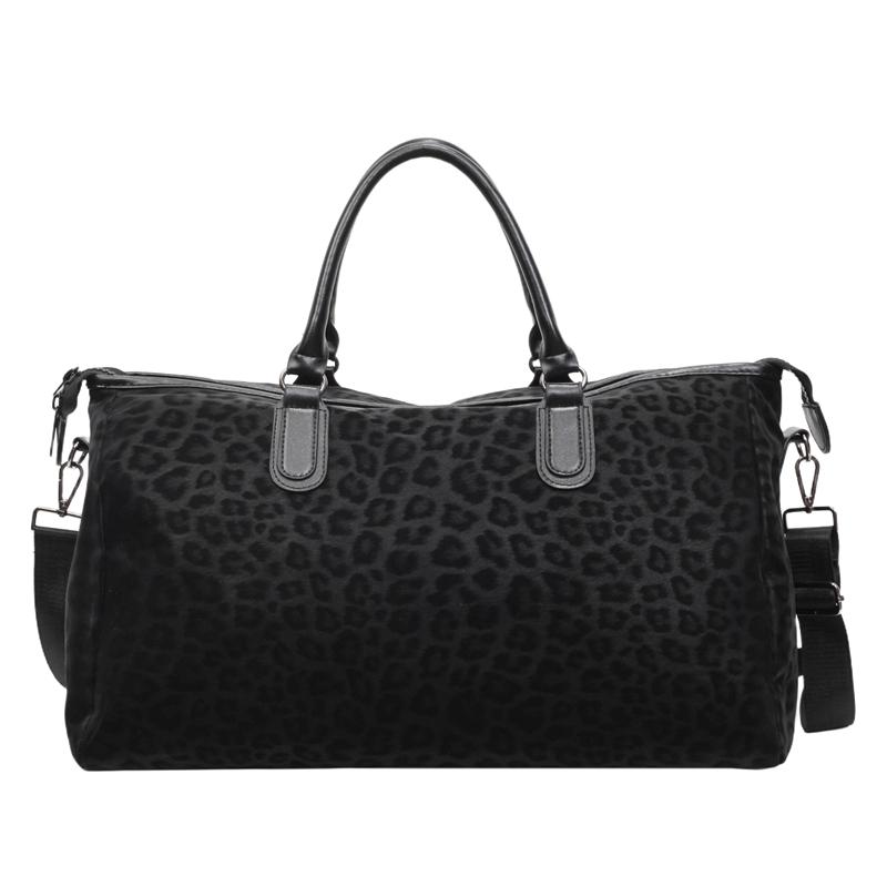 Large Capacity Travel Bag Women's Leopard Print Storage Bag