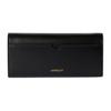 Off-White Graffiti Letter Print Metal Logo Leather Wallet Women wallet Black OWNR020C99LEA0011001