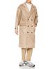 Improves Men's Melton Chester Coat, 50372, Greige, Size M