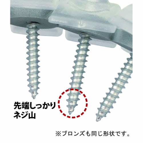 Polycarbonate Corrugated Sheet Screws, 12-strand X 8-piece Set (96 Pieces), 4.2 X 35mm, Clear