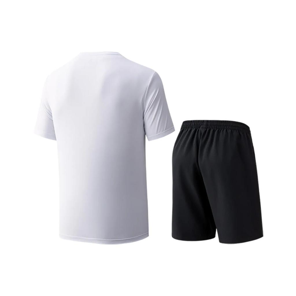 Li Ning Set Short Sleeved Shorts Unisex YATW081-1