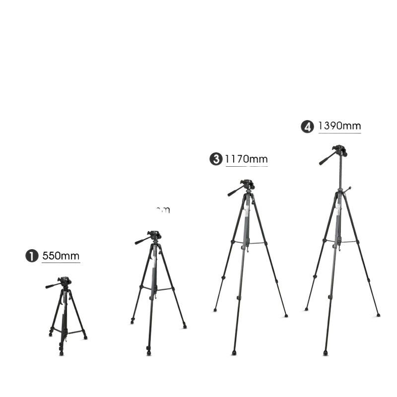 Weifeng 3520 Portable Tripod for DSLR, Mirrorless, & Phone - Ideal for Photography, Videography, Selfies, and Live Streaming
