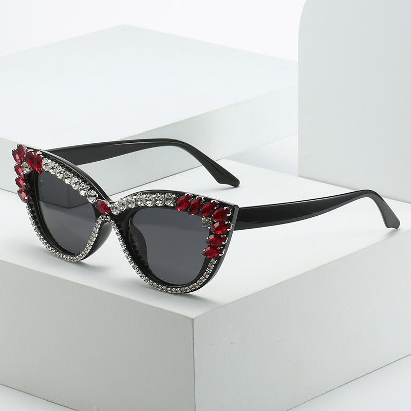 Diamond Sunglasses, Rhinestone Glasses, Personalized Hip-Hop Sunglasses For Women