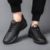 Frühling Neue Herrenschuhe Lederoberfläche Sport Freizeitschuhe Weiche Unterseite Einfache Reise Modische Stilvolle Outfit Leichte Laufschuhe