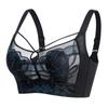 Ultra-thin Women's French Lace Wire-free Crystal Cup Bra with Rabbit Ears - Elegant Summer Design for a Flattering Fit