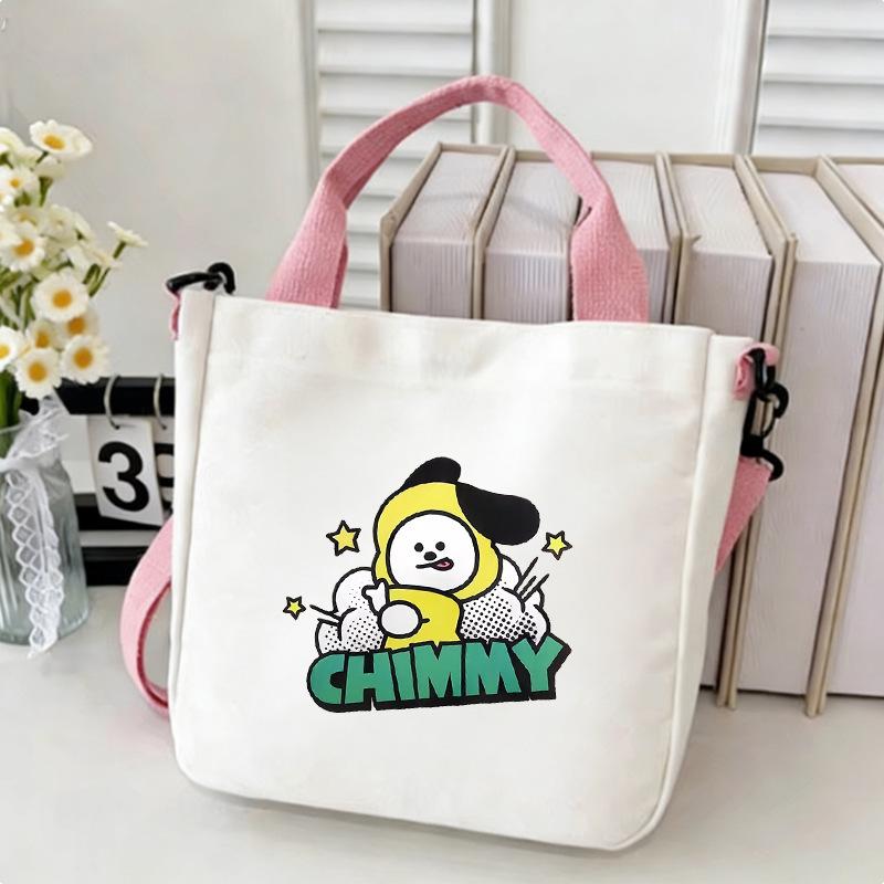 Korean Boy Group Canvas Shoulder Bag - Best Seller Student Handbag