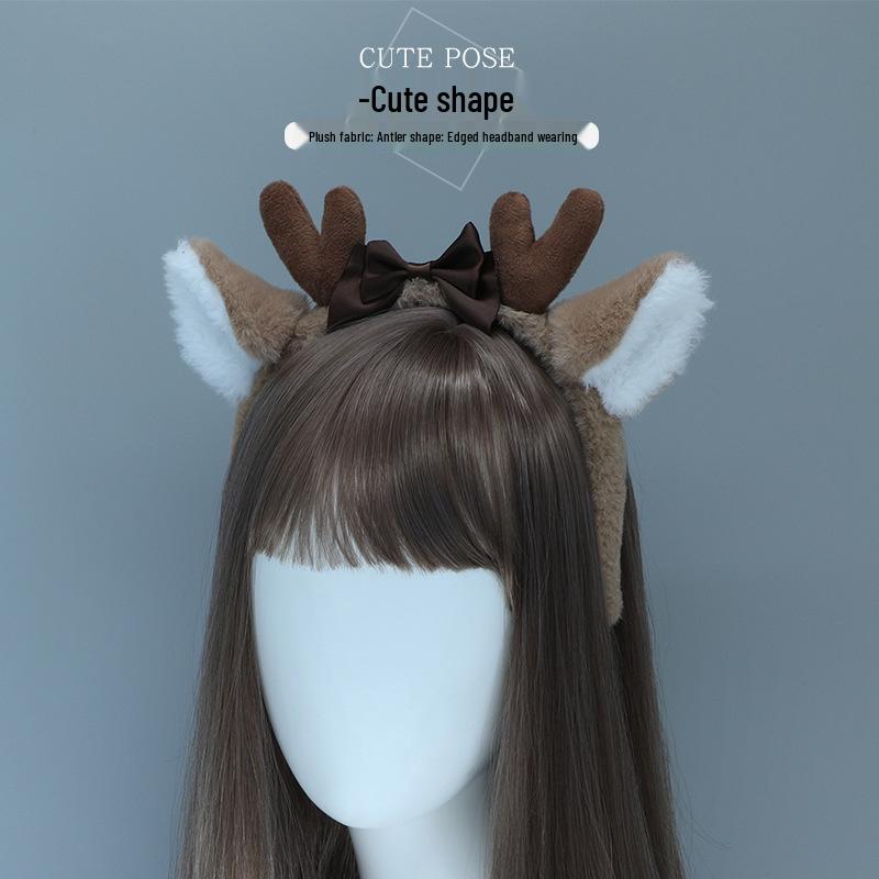 Halloween Plush Bobo Deer Ear Headband - Perfect Cosplay Accessory