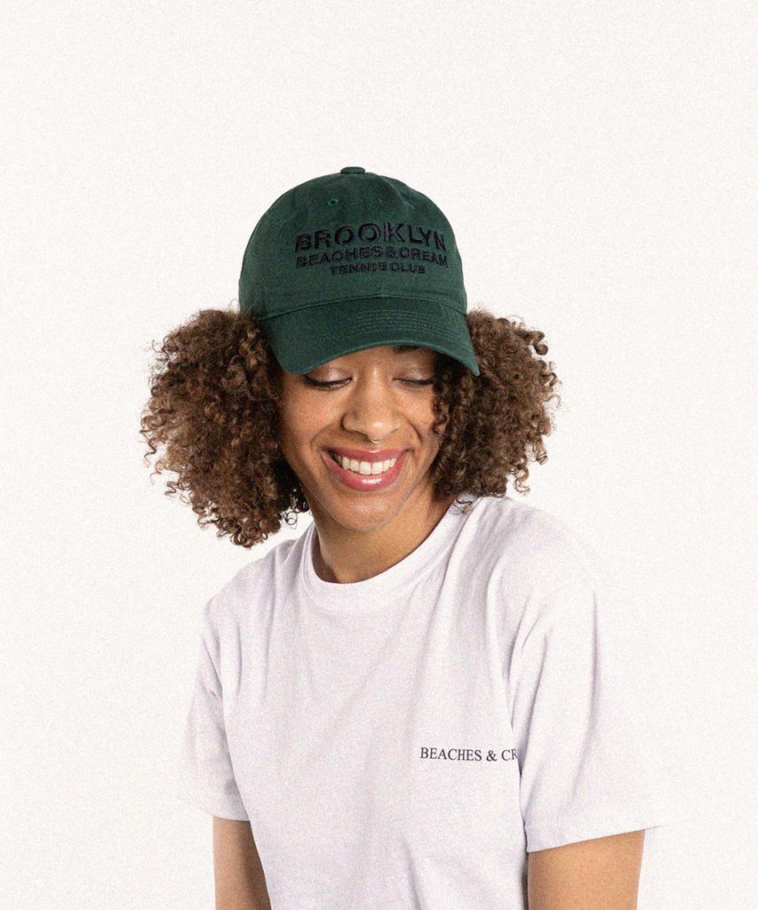 Bichiseuaenkeulim Brooklyn Tennis Club Ball Cap-Dark Green