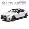 1/24 BWM 5er 530 530LI Coupé Legierungs-Automodell Diecast-Metall Luxusfahrzeuge Automodell Simulation Ton und Licht Kinderspielzeug Geschenk