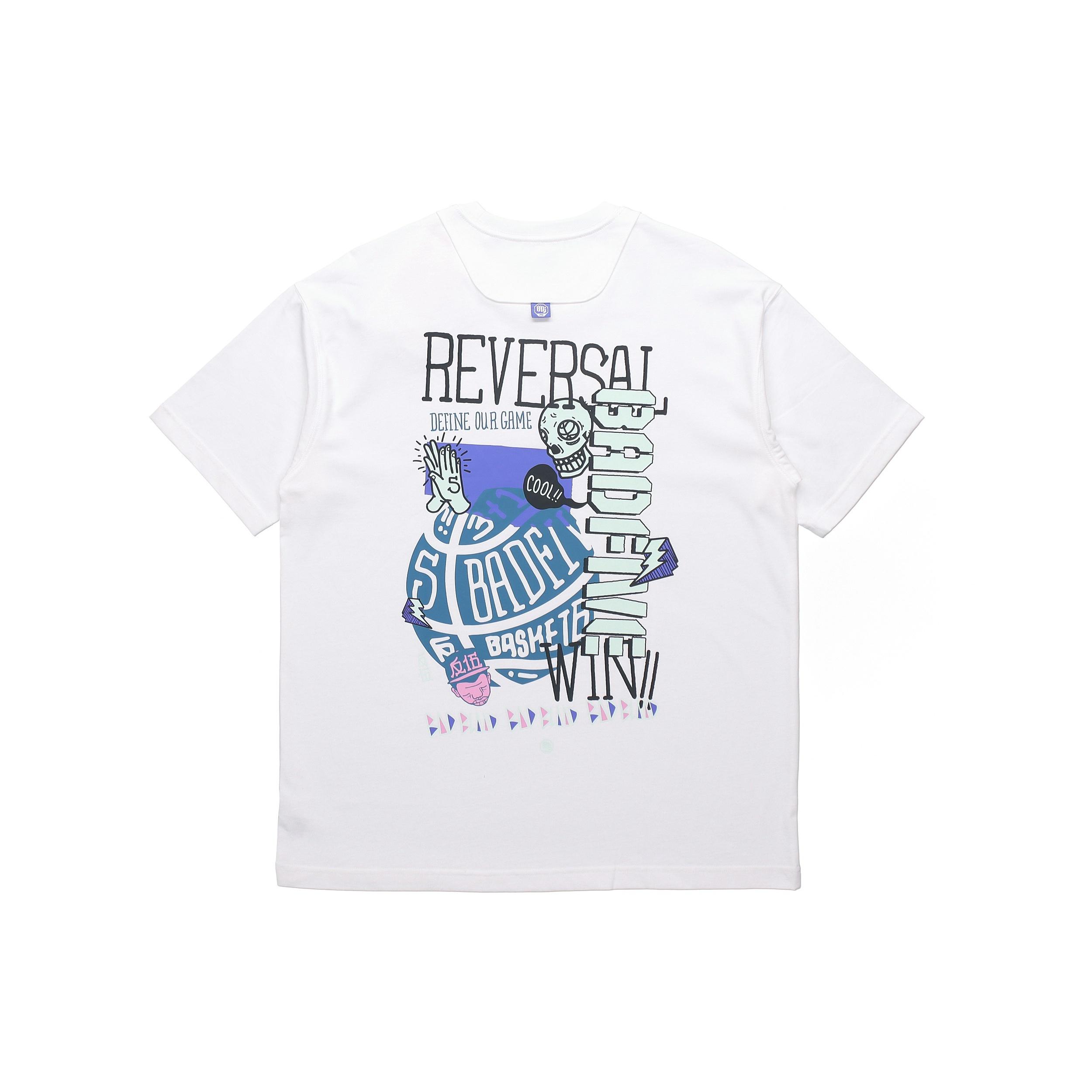 Li-Ning BadFive Graphic Loose Fit T-shirt White Men s AHSR479-3 XXL