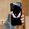 SimplicityTrend Zarif lüks Üst düzey Telefon Kılıfı Cam Telefon Kılıfı Samsung Galaxy S26 S25 S24 S23 S22 S21 FE,Ultra,Plus için